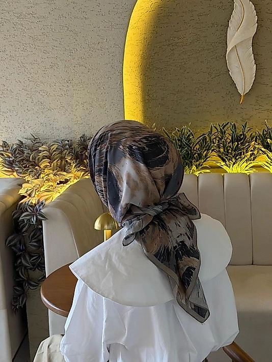 Lara Standart Eşarp - Füme