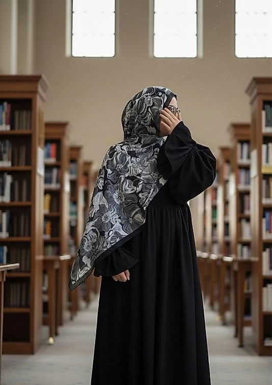 Mimoza Desen Soft Şal-Siyah