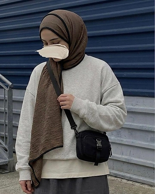 Müslin Biyeli Büyük Boy Şal-Pas Yeşili