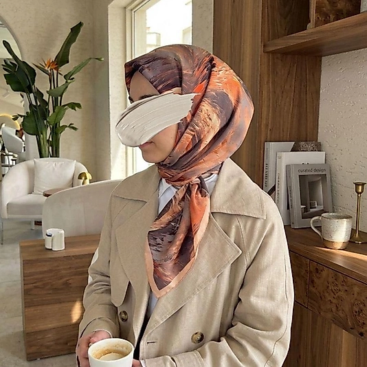 Lara Standart Boy Soft Eşarp - Somon