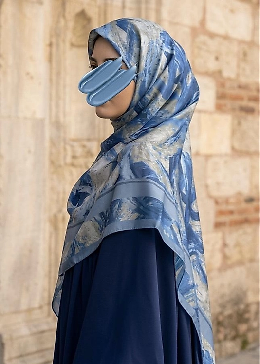 Fırça Desen Büyük Boy Pamuklu Soft Eşarp