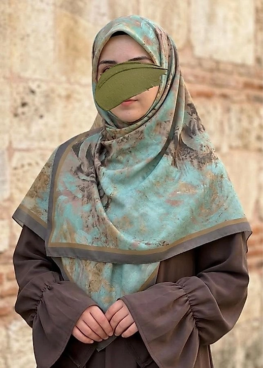 Âlâ Desen B.B. Eşarp-Su Yeşili