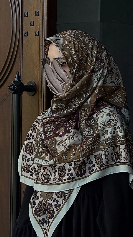 Osmanlı Desen Büyük Boy Pamuklu Soft Eşarp